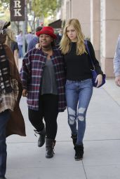 Nicola Peltz in Ripped Jeans - Out in Beverly Hills, January 2015