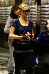Paris Hilton Style - Out Shopping in Milan, January 2015