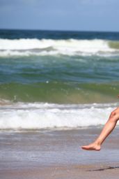 Rhian Sugden Bikini Photos - on Belongil Beach in New South Wales, Australia - January 2015