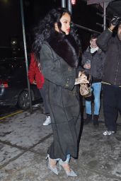 Rihanna Street Style - Out in New York City, January 2015