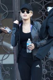 Rita Ora in Spandex - Out in Los Angeles, January 2015
