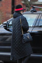 Rita Ora Winter Style - Leaving Her Home in London - Jan. 2015