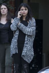 Selena Gomez Style - Leaving Mr Chows in Beverly Hills, January 2015