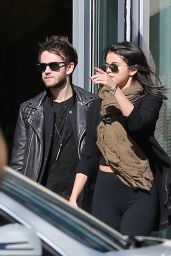 Selena Gomez With Her New Boyfriend DJ Zedd, Out in Atlanta, January 2015