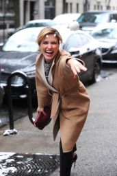 Sophia Bush Winter Style - Being Playful out in New York City - January 2015