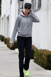 Stacy Keibler in Track Suit - Out in Los Angeles, January 2015