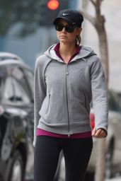 Stacy Keibler in Track Suit - Out in Los Angeles, January 2015