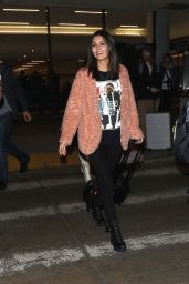 Victoria Justice Casual Style - at LAX Airport, January 2014
