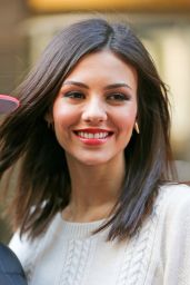 Victoria Justice Style - Outside SiriusXM Studios, January 2015