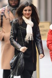 Victoria Justice Style - Outside SiriusXM Studios, January 2015