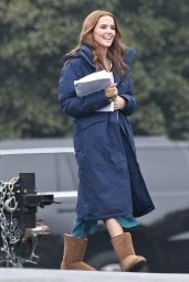 Zoey Deutch - On the Set of 