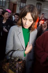 Alexa Chung Pics - Out in Milan, February 2015