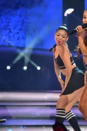 Ariana Grande Hot Cheerleader in Heels - Performs at 2015 NBA All-Star Game