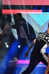 Ariana Grande Hot Cheerleader in Heels - Performs at 2015 NBA All-Star Game