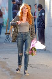 Bella Thorne Street Style - Arriving at Jimmy Kimmel Live, February 2015