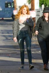 Bella Thorne Street Style - Arriving at Jimmy Kimmel Live, February 2015