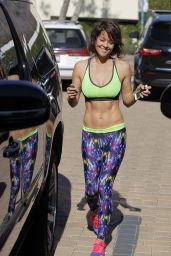 Brooke Burke - Leaving the Gym in Malibu, February 2015