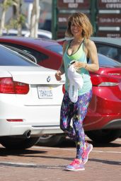 Brooke Burke - Leaving the Gym in Malibu, February 2015