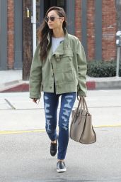 Cara Santana in Ripped Jeans - Out in Los Angeles, Feb. 2015