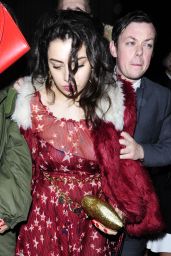 Charli XCX - Outside The Warner Music BRIT 2015 Party in London