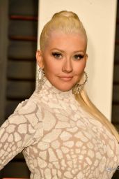 Christina Aguilera - 2015 Vanity Fair Oscar Party
