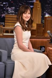 Dakota Johnson Appeared on 'The Tonight Show' in New York City ...