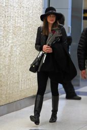 Dakota Johnson at JFK Airport, February 2015