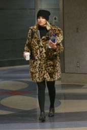 Dianna Agron Style - Out at LAX Airport, February 2015