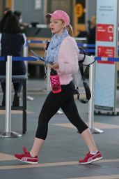 Dove Cameron Booty in Leggings - Vancouver Airport, February 2015