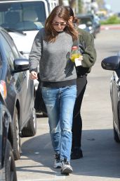 Ellen Pompeo in Ripped Jeans - Out in Los Angeles, Feb. 2015