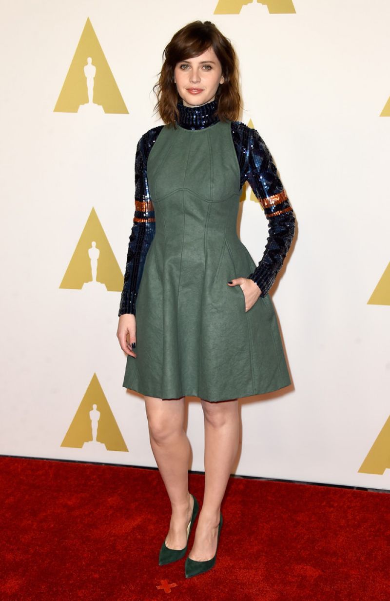 Felicity Jones 2015 Academy Awards Nominee Luncheon In Beverly Hills • Celebmafia 
