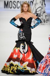 Gigi Hadid - Moschino Fashion Show in Milan, February 2015