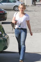 Hilary Duff in Jeans - Out in Los Angeles, February 2015