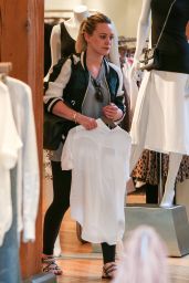 Hilary Duff - Shops at Intermix in Los Angeles, Feb. 2015