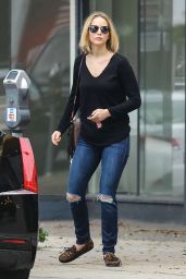 Jennifer Lawrence in Ripped Jeans - Out in Los Angeles, January 2015
