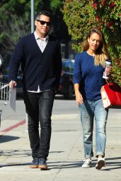 Jessica Alba & Cash Warren - Out in Beverly Hills, February 2015
