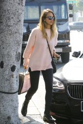 Jessica Alba Casual Style - Out in Beverly Hills, February 2015