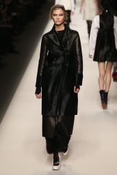 Karlie Kloss - Fendi Fashion Show in Milan, February 2015