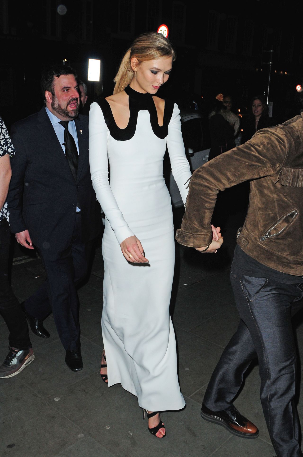 Karlie Kloss Night Out Style - at Freemasons' Hall in London, Feb. 2015 ...