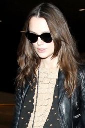 Keira Knightley Style - LAX Airport, Feb. 2015