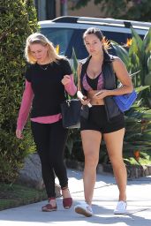 Kelly Brook - Looking Fit and Health - Leaves Her Workout Class, February 2015