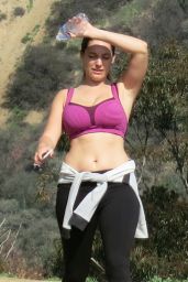 Kelly Brook - Out for a Hike in West Hollywood, January 2015