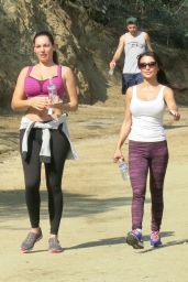 Kelly Brook - Out for a Hike in West Hollywood, January 2015