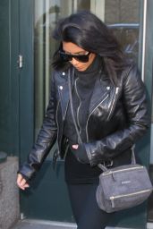 Kim Kardashian Street Style - Out in New York City, February 2015