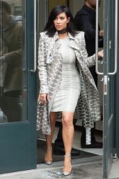 Kim Kardashian Style - Out in New York City, February 2015