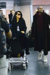 Kim Kardashian With Kanye West in New York - February 2015