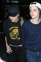 Kristen Stewart - Back at LAX Airport, February 2015