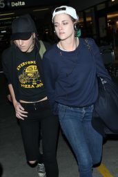 Kristen Stewart - Back at LAX Airport, February 2015
