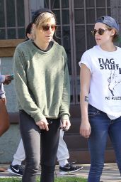 Kristen Stewart - Out With Friend in Los Feliz, February 2015