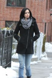 Krysten Ritter - On the Set of A.K.A. Jessica Jones in New York City